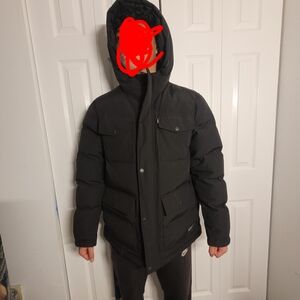 Men's Levis Strauss and Co Black Puffer Jacket